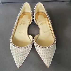 *** SOLD**Christian Louboutin Irishell Studed Flat